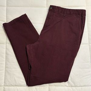 40x30 Old Navy Men’s Deep Burgundy Ultimate Slim Chino Pants